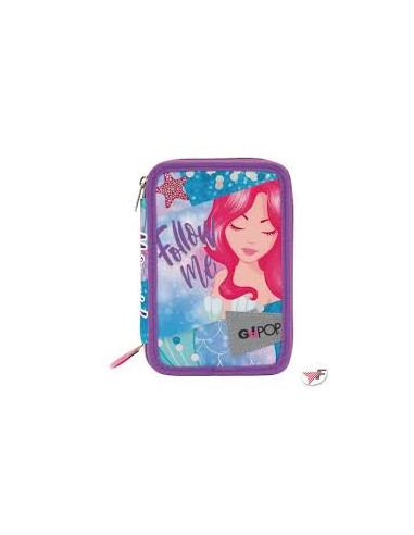 ASTUCCIO 3 ZIP CON CORREDO MERMAID GOPOP