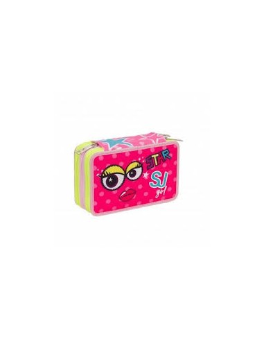 ASTUCCIO 3 ZIP GIRL FACCE DA SJ