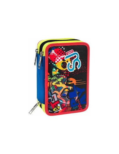 ASTUCCIO SJ GANG  3 ZIP  FACCE DA SJ BOY