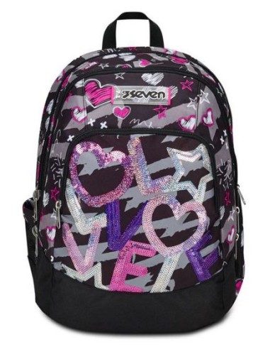 ZAINO SCUOLA SEVEN ADVANCED DARFT HEART