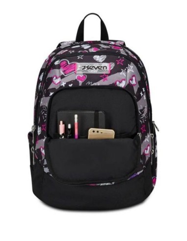 ZAINO SCUOLA SEVEN ADVANCED DARFT HEART