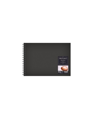 FABRIANO DRAWING BOOK SPIRALATO, 60 FOGLI, CM 21X29,7, GRANA NATURALE, 160GR/MQ