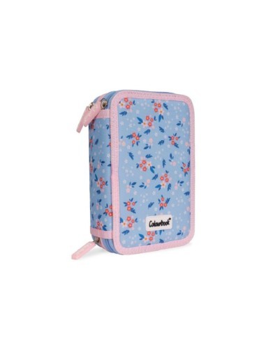ASTUCCIO 3 ZIP FIORI COLOURBOOK