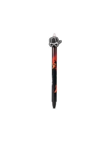 PENNA A SFERA GEOLIER CON TOPPER INCHIOSTRO BLU - LIVE ROSSO