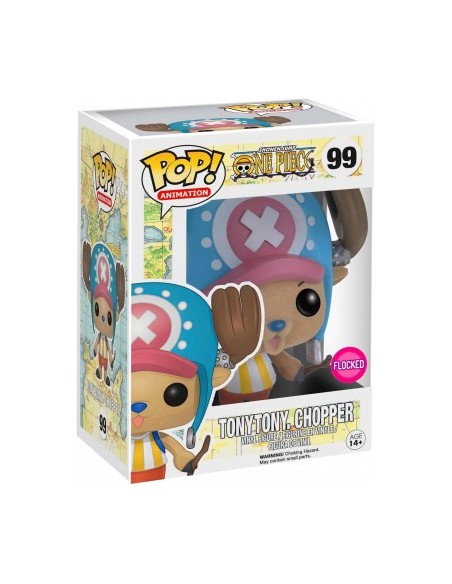 FUNKO POP ANIMATION 99 - Tony Tony Chopper - One Piece (Flocked)