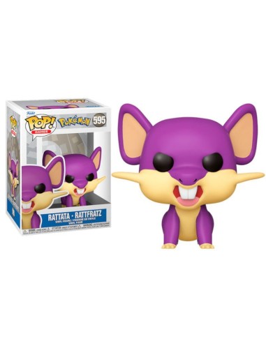 FUNKO POP 595 rattata pokemon vinyl figure 9cm