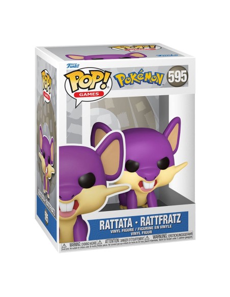 FUNKO POP 595 rattata pokemon vinyl figure 9cm