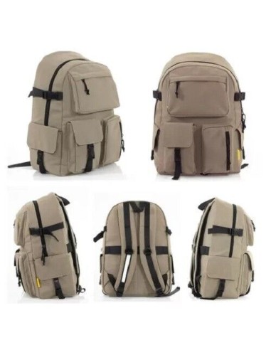 ZAINO OXFORD KHAKI (31x15x45)Cm zaino adatto per tutte le esigenze scuola viaggo