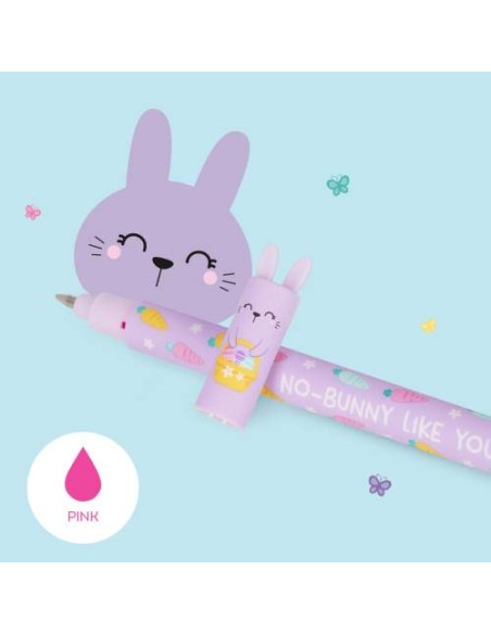 LEGAMI SET 2 PENNE GEL CANCELLABILI CONIGLIO PAPERA 