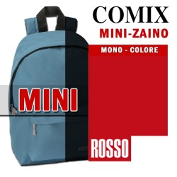 MINI ZAINO MONOCOLORE ROSSO COMIX