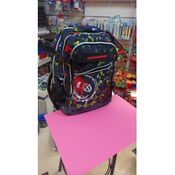 ZAINO COMIX WBS SKULL ORGANIZZATO