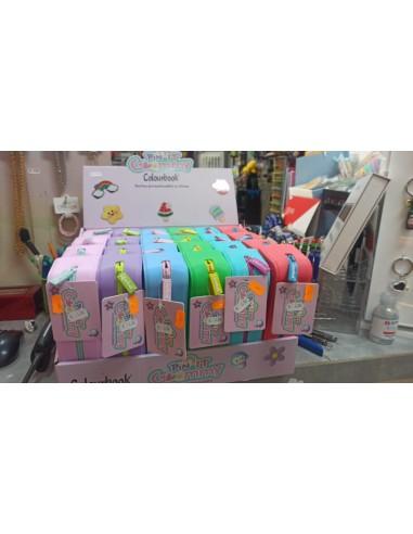 COLOURBOOK ASTUCCIO IN SILICONE PIN IT GOMMY LILLA