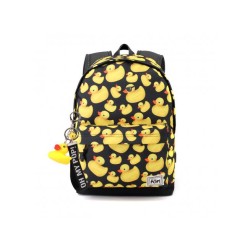 ZAINO CUAC CON PAPERE GIALLE E PORTA USB OHMYPOP 