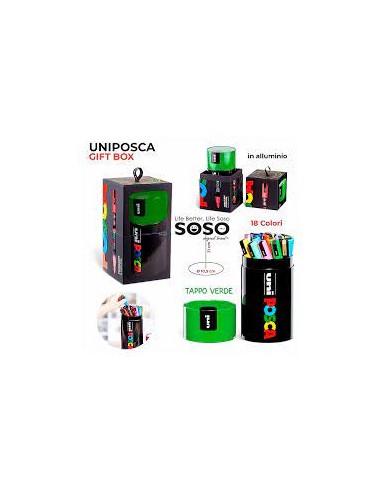 POSCA GIFT BOX 18 COLORI