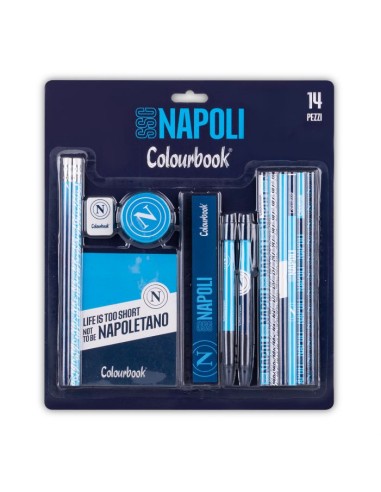 KIT STATIONERY SSC NAPOLI COLOURBOOK