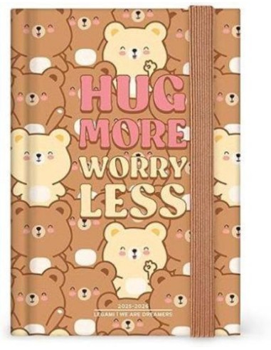 LEGAMI AGENDA 16 MESI GIORNALIERA MEDIUM TEDDY BEAR 25/26