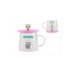 I TOTAL BICCHIERE CHARMY GATTO BIANCO