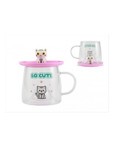 I TOTAL BICCHIERE CHARMY GATTO BIANCO