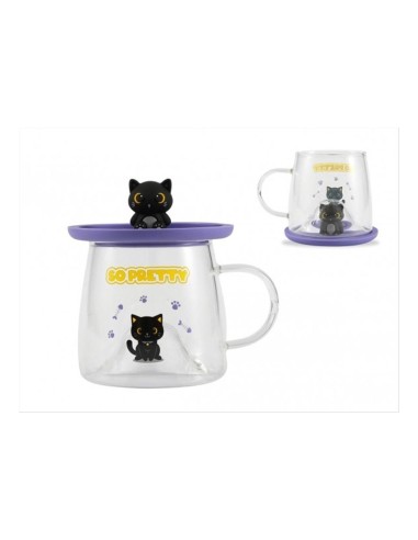 I TOTAL BICCHIERE CHARMY GATTO NERO