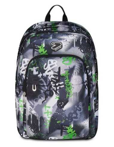 ZAINO SEVEN THE DOUBLE PRO XXL Detach Reversibile Gray Shadow Fluo Green