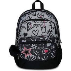 ZAINO ADVANCED POCKETS SEVEN ZIPPER GLAMY 2