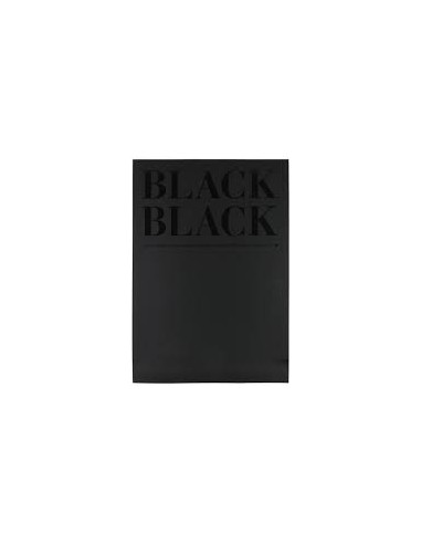 FABRIANO BLACK BLACK Pad 20 Pages 300 gsm 9 x 12