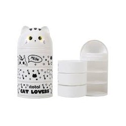 ORGANIZZATORE SCRIVANIA GATTO BIANCO ITOTAL